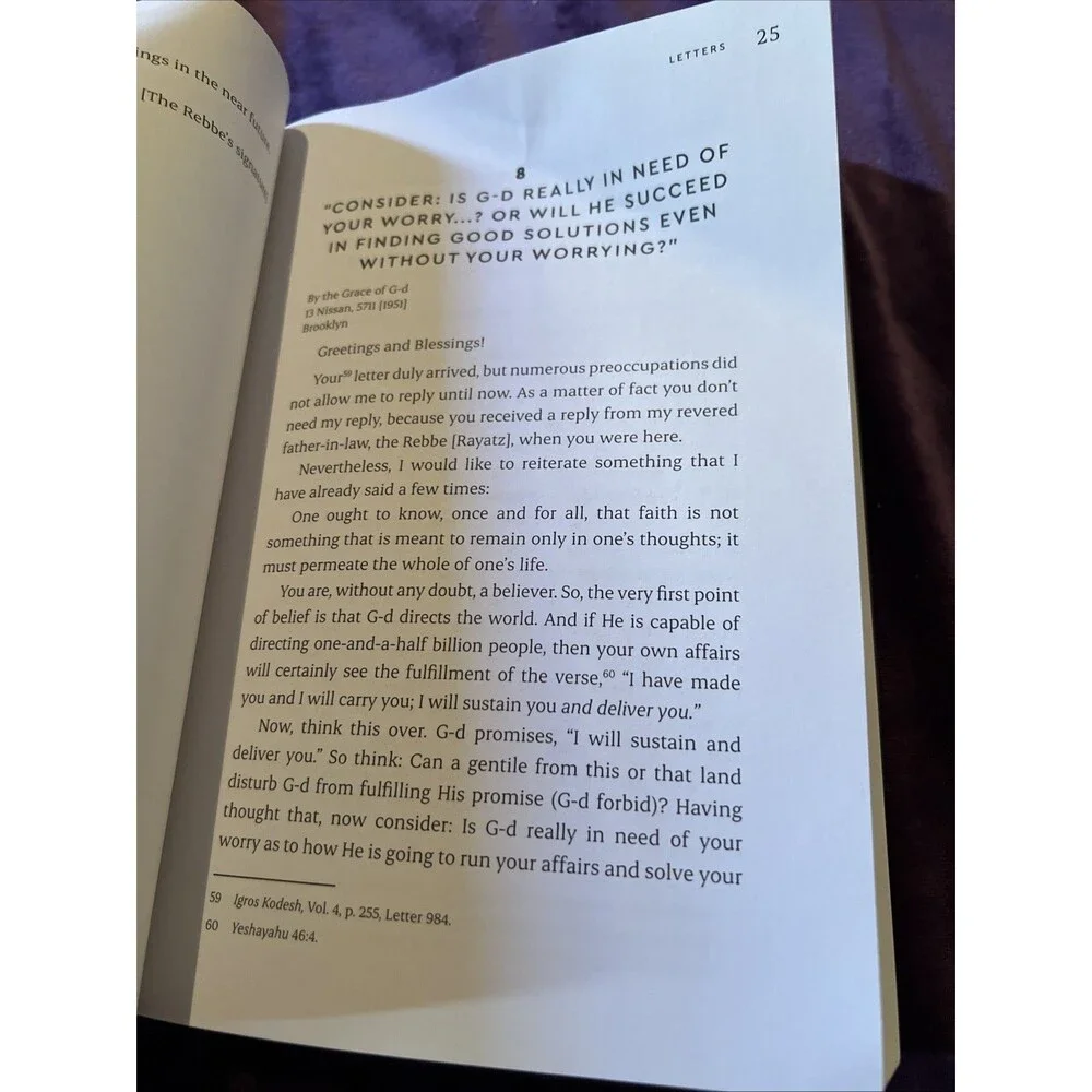 In Good Hands: 100 Letters and Talks of the Lubavitcher Rebbe